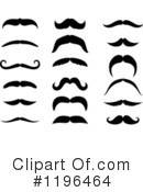Mustache Clipart #1196464 by Vector Tradition SM