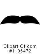 Mustache Clipart #1196472 by Vector Tradition SM