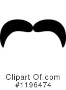 Mustache Clipart #1196474 by Vector Tradition SM
