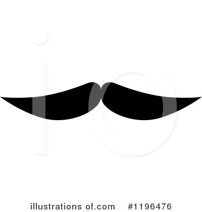 Royalty-Free (RF) Mustache Clipart Illustration by Vector Tradition SM - Stock Sample #1196476
