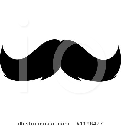 Royalty-Free (RF) Mustache Clipart Illustration by Vector Tradition SM - Stock Sample #1196477