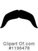 Mustache Clipart #1196478 by Vector Tradition SM