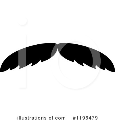 Royalty-Free (RF) Mustache Clipart Illustration by Vector Tradition SM - Stock Sample #1196479