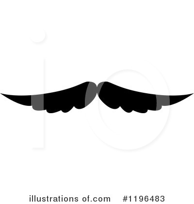 Royalty-Free (RF) Mustache Clipart Illustration by Vector Tradition SM - Stock Sample #1196483