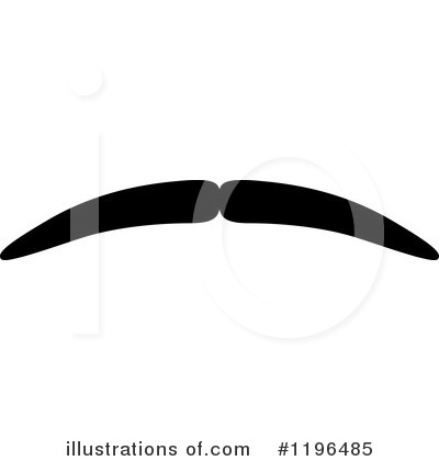 Royalty-Free (RF) Mustache Clipart Illustration by Vector Tradition SM - Stock Sample #1196485