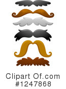 Mustache Clipart #1247868 by BNP Design Studio
