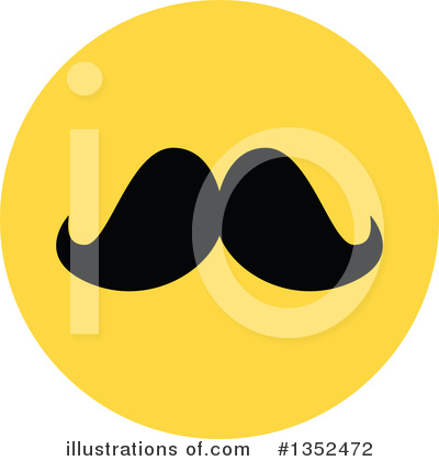 Mustache Clipart #1352472 by BNP Design Studio