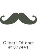 Mustache Clipart #1377441 by Cherie Reve