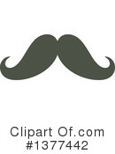 Mustache Clipart #1377442 by Cherie Reve