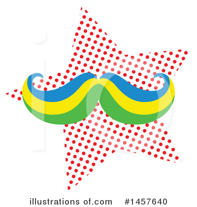 Royalty-Free (RF) Mustache Clipart Illustration by Cherie Reve - Stock Sample #1457640