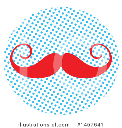 Mustache Clipart #1457641 by Cherie Reve