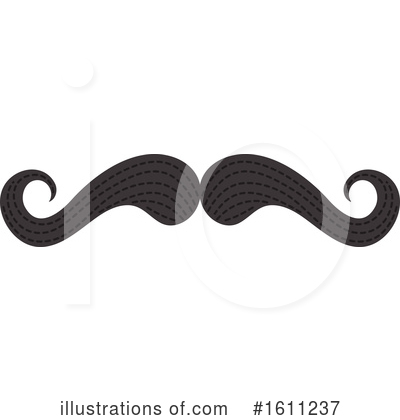 Royalty-Free (RF) Mustache Clipart Illustration by Vector Tradition SM - Stock Sample #1611237
