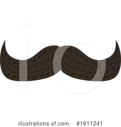 Royalty-Free (RF) Mustache Clipart Illustration by Vector Tradition SM - Stock Sample #1611241