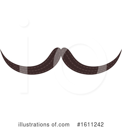 Royalty-Free (RF) Mustache Clipart Illustration by Vector Tradition SM - Stock Sample #1611242