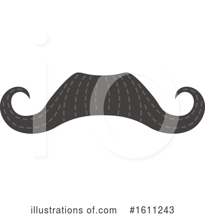 Royalty-Free (RF) Mustache Clipart Illustration by Vector Tradition SM - Stock Sample #1611243