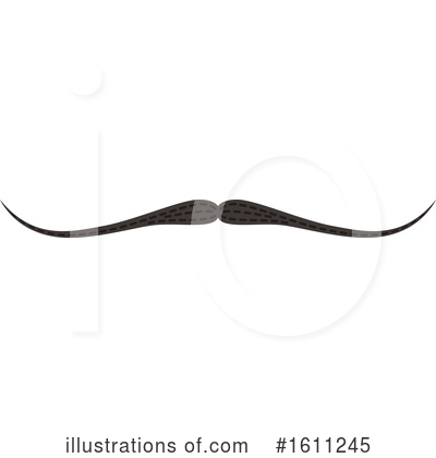 Royalty-Free (RF) Mustache Clipart Illustration by Vector Tradition SM - Stock Sample #1611245