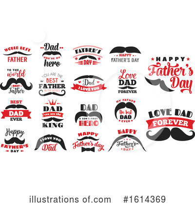 Royalty-Free (RF) Mustache Clipart Illustration by Vector Tradition SM - Stock Sample #1614369