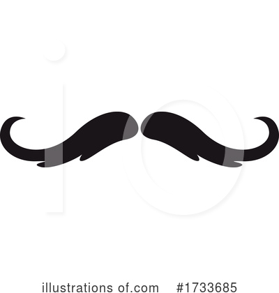Royalty-Free (RF) Mustache Clipart Illustration by Vector Tradition SM - Stock Sample #1733685