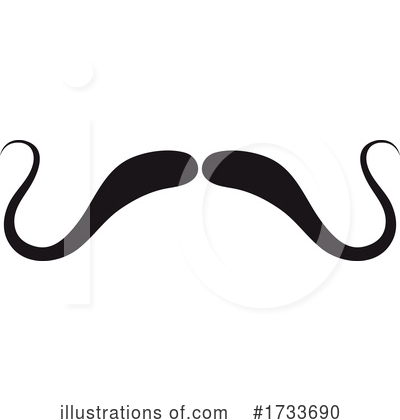 Royalty-Free (RF) Mustache Clipart Illustration by Vector Tradition SM - Stock Sample #1733690