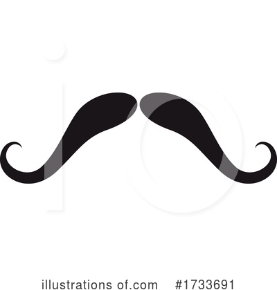 Royalty-Free (RF) Mustache Clipart Illustration by Vector Tradition SM - Stock Sample #1733691