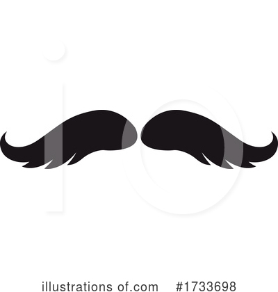 Royalty-Free (RF) Mustache Clipart Illustration by Vector Tradition SM - Stock Sample #1733698