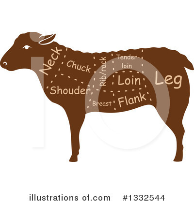 Ribs Clipart #1332544 by Vector Tradition SM