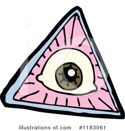 Royalty-Free (RF) Mystic Eye Clipart Illustration by lineartestpilot - Stock Sample #1183061