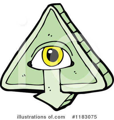 Royalty-Free (RF) Mystic Eye Clipart Illustration by lineartestpilot - Stock Sample #1183075