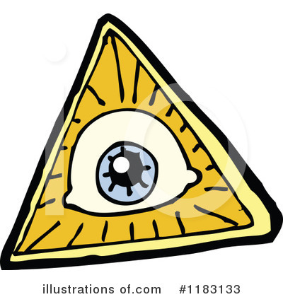 Royalty-Free (RF) Mystic Eye Clipart Illustration by lineartestpilot - Stock Sample #1183133