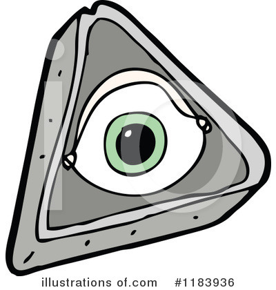 Royalty-Free (RF) Mystic Eye Clipart Illustration by lineartestpilot - Stock Sample #1183936