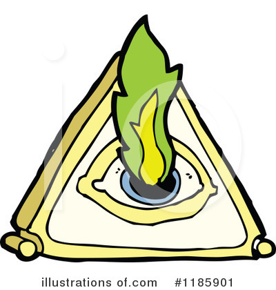 Royalty-Free (RF) Mystic Eye Clipart Illustration by lineartestpilot - Stock Sample #1185901