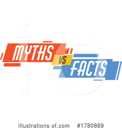 Royalty-Free (RF) Myths Vs Facts Clipart Illustration by Vector Tradition SM - Stock Sample #1780889