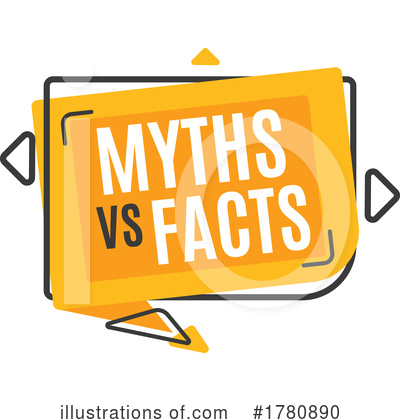 Myths Vs Facts Clipart #1780890 by Vector Tradition SM