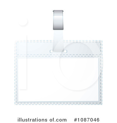 Royalty-Free (RF) Name Tag Clipart Illustration by michaeltravers - Stock Sample #1087046