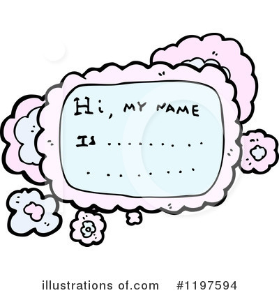 Name Tag Clipart #1197594 by lineartestpilot