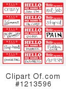 Name Tag Clipart #1213596 by Arena Creative