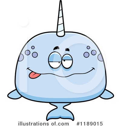 Royalty-Free (RF) Narwhal Clipart Illustration by Cory Thoman - Stock Sample #1189015
