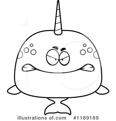 Royalty-Free (RF) Narwhal Clipart Illustration by Cory Thoman - Stock Sample #1189169