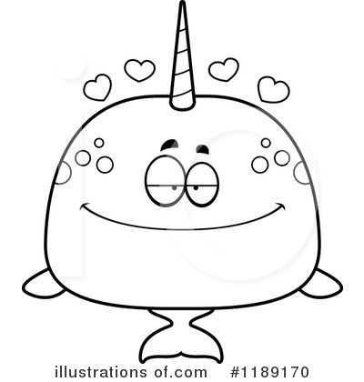 Royalty-Free (RF) Narwhal Clipart Illustration by Cory Thoman - Stock Sample #1189170
