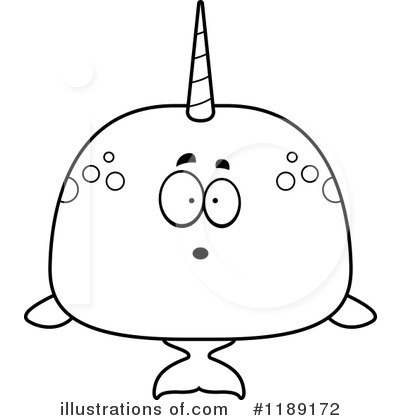 Royalty-Free (RF) Narwhal Clipart Illustration by Cory Thoman - Stock Sample #1189172