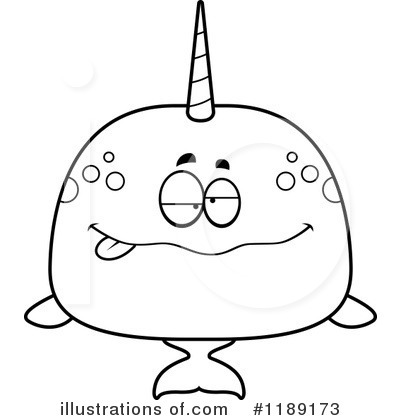 Royalty-Free (RF) Narwhal Clipart Illustration by Cory Thoman - Stock Sample #1189173