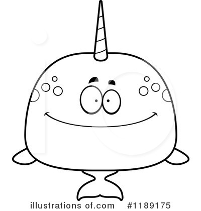 Royalty-Free (RF) Narwhal Clipart Illustration by Cory Thoman - Stock Sample #1189175