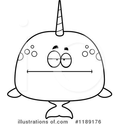 Royalty-Free (RF) Narwhal Clipart Illustration by Cory Thoman - Stock Sample #1189176