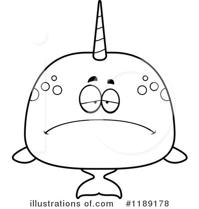 Royalty-Free (RF) Narwhal Clipart Illustration by Cory Thoman - Stock Sample #1189178
