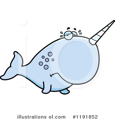 Narwhal Clipart #1191852 by Cory Thoman