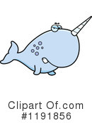 Narwhal Clipart #1191856 by Cory Thoman