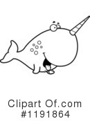 Narwhal Clipart #1191864 by Cory Thoman
