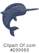 Narwhal Clipart #230063 by BNP Design Studio