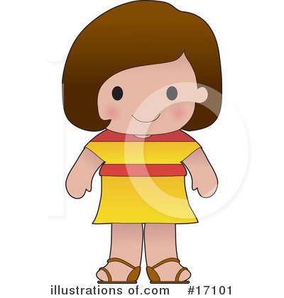 Girl Clipart #17101 by Maria Bell