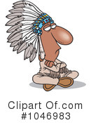 Native American Clipart #1046983 by toonaday